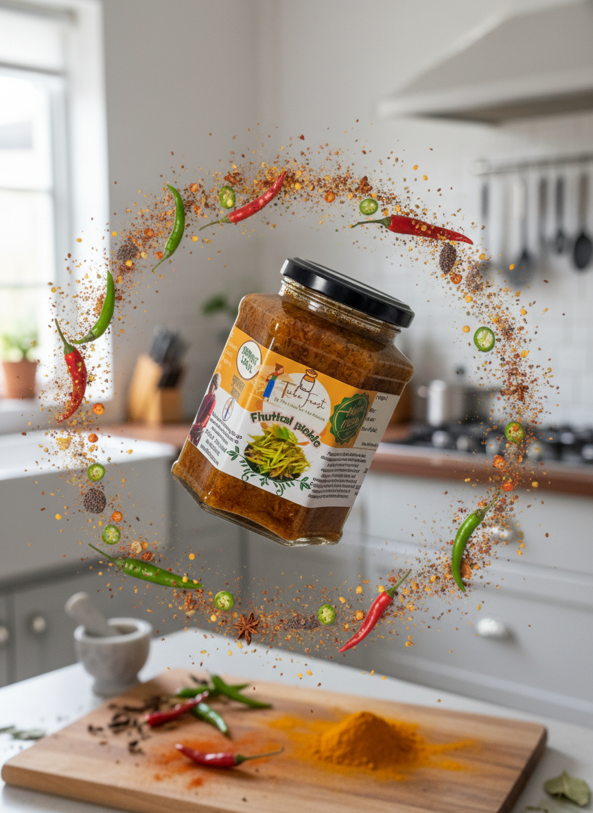 Combo - Mahua Pickle+ Kathal Pickle+ Lal Mirch Bharwa Pickle (450gm each) Buy 2 get 1 free - Image 6